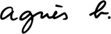Logo Agnès B.