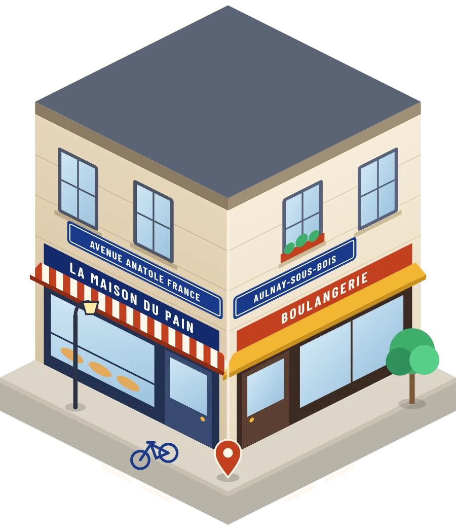 La Maison du Pain, boulangerie avenue Anatole France à Aulnay-sous-Bois (illustration)