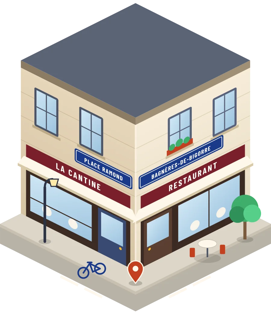 La Cantine, restaurant place Ramond à Bagnères-de-Bigorre (illustration)