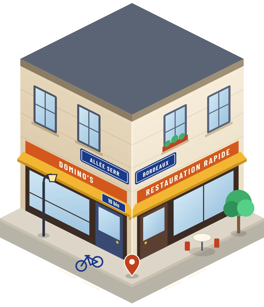 Domino's, restauration rapide allée Serr à Bordeaux (illustration)