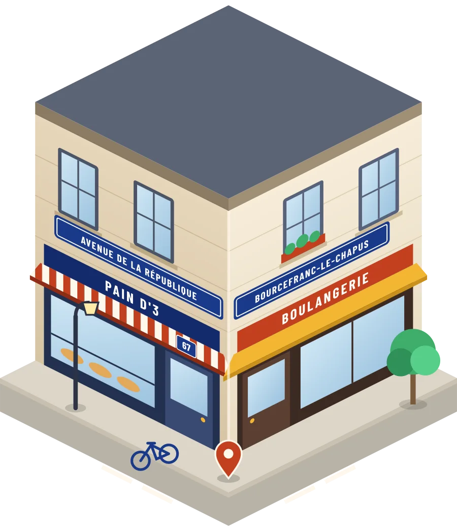 Pain d'3, boulangerie avenue de la République à Bourcefranc-le-Chapus (illustration)