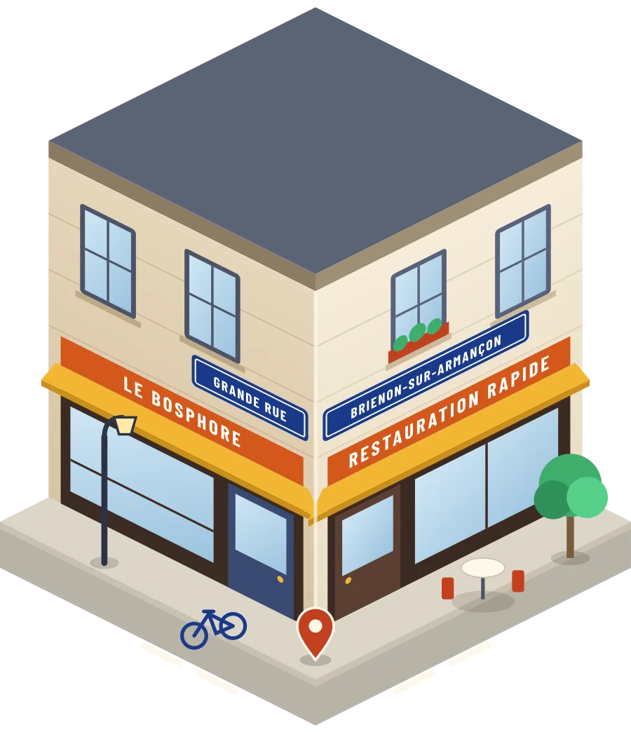 Le Bosphore, restauration rapide grande Rue à Brienon-sur-Armançon (illustration)