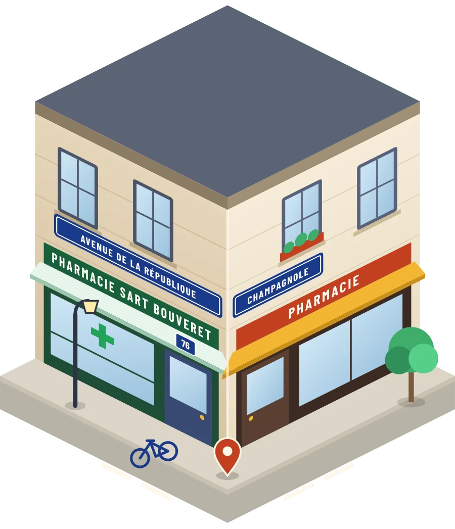 Pharmacie SarT Bouveret, pharmacie avenue de la République à Champagnole (illustration)