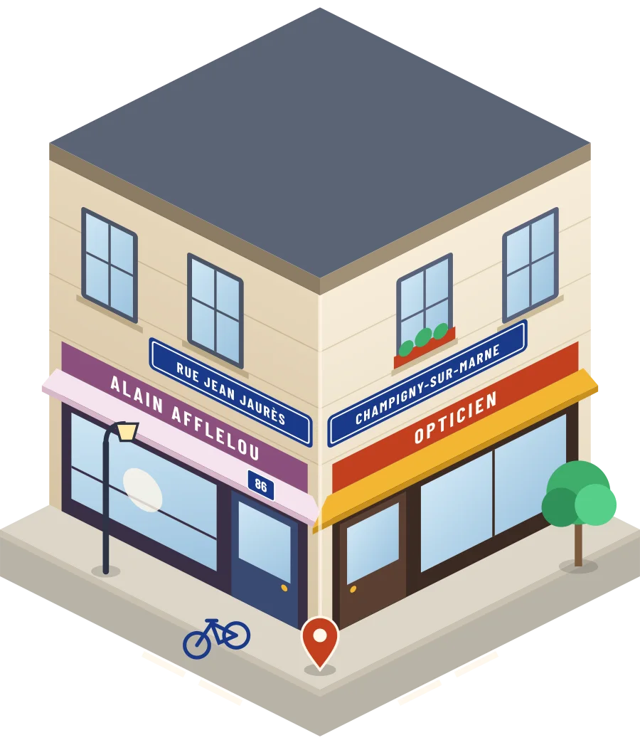 Alain Afflelou, opticien rue Jean Jaurès à Champigny-sur-Marne (illustration)