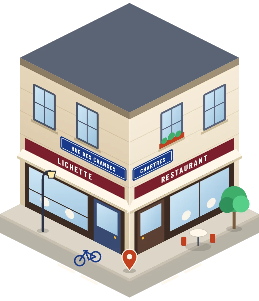 Lichette, restaurant rue des Changes à Chartres (illustration)