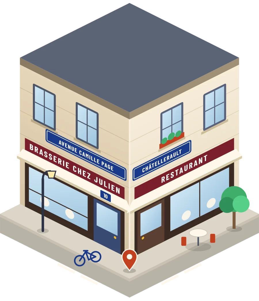Brasserie Chez Julien, restaurant avenue Camille Page à Châtellerault (illustration)