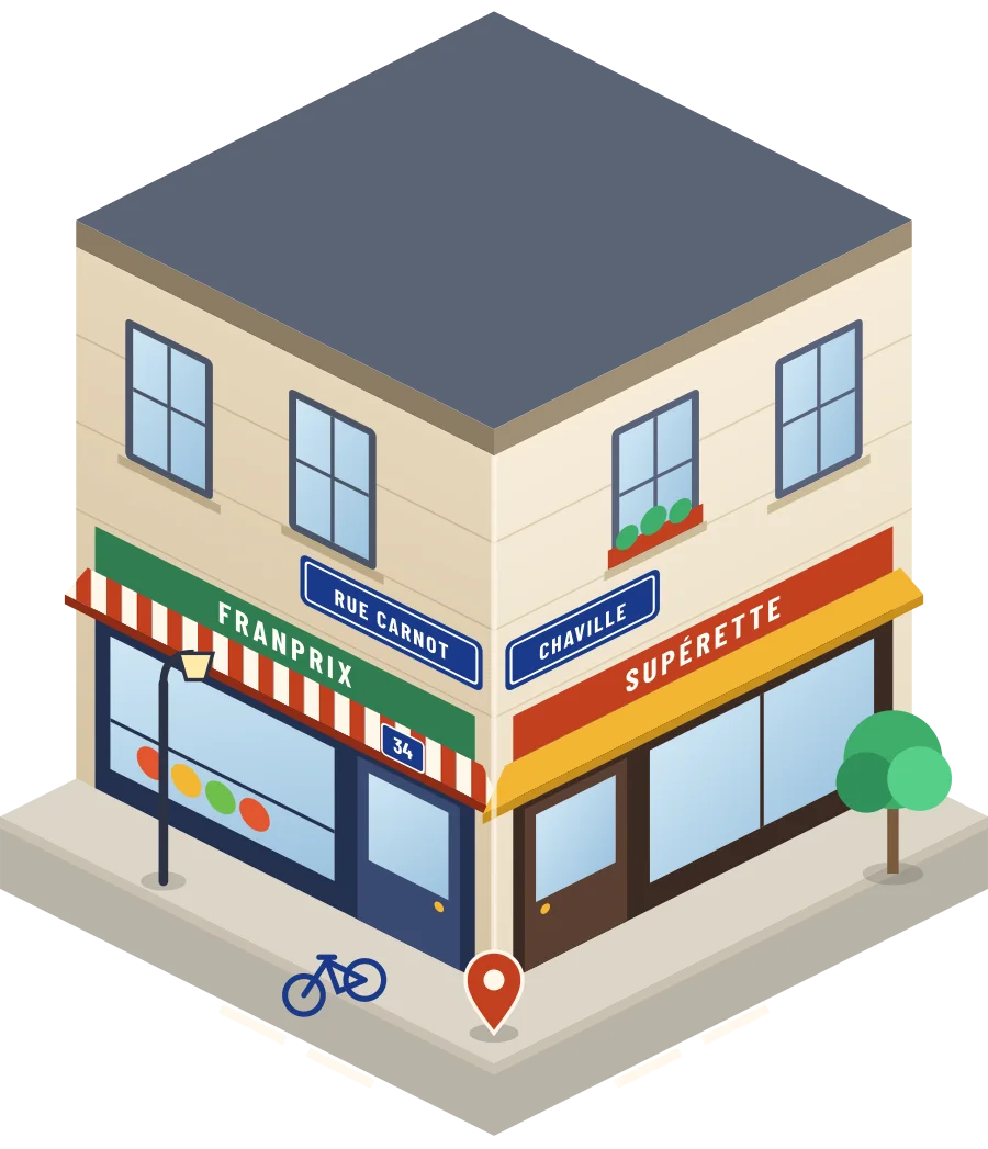 Franprix, supérette rue Carnot à Chaville (illustration)