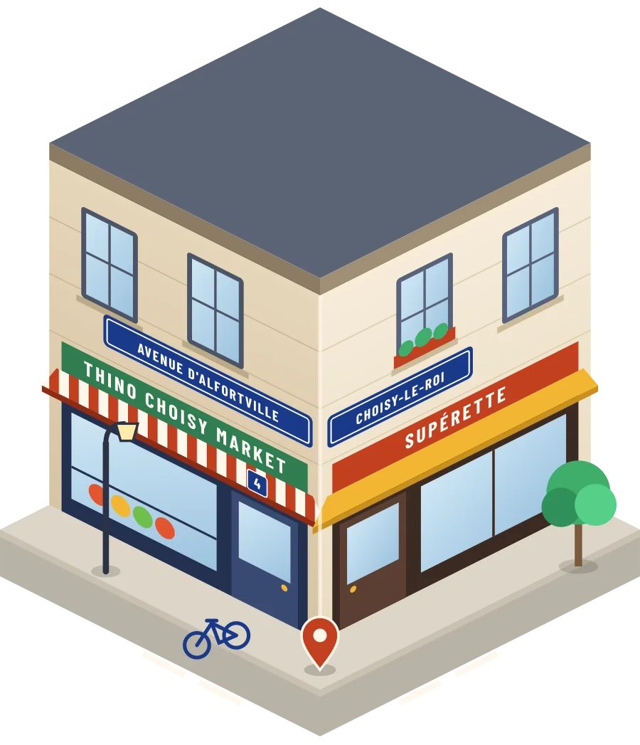 Thino Choisy Market, supérette avenue d'Alfortville à Choisy-le-Roi (illustration)