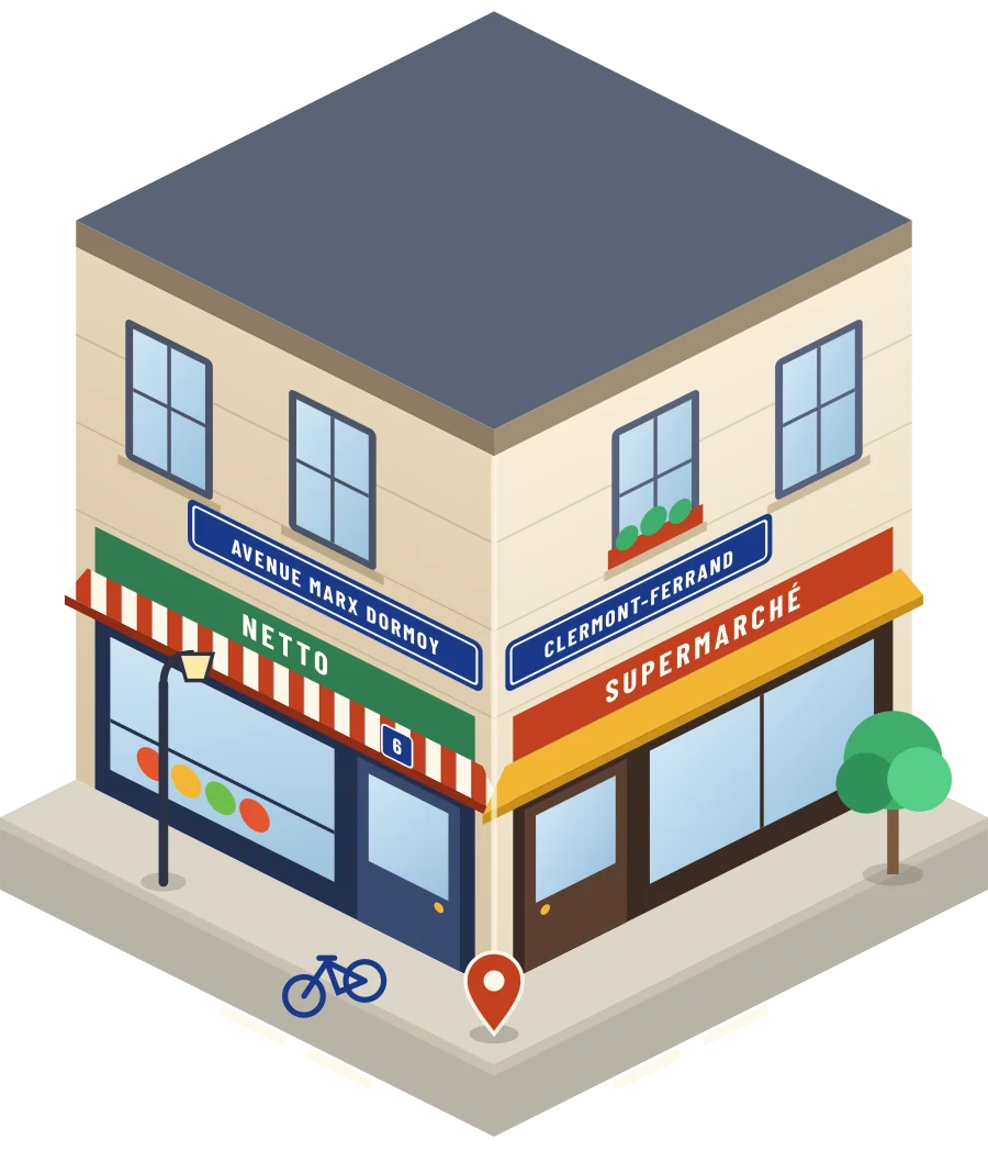 Netto, supermarché avenue Marx Dormoy à Clermont-Ferrand (illustration)