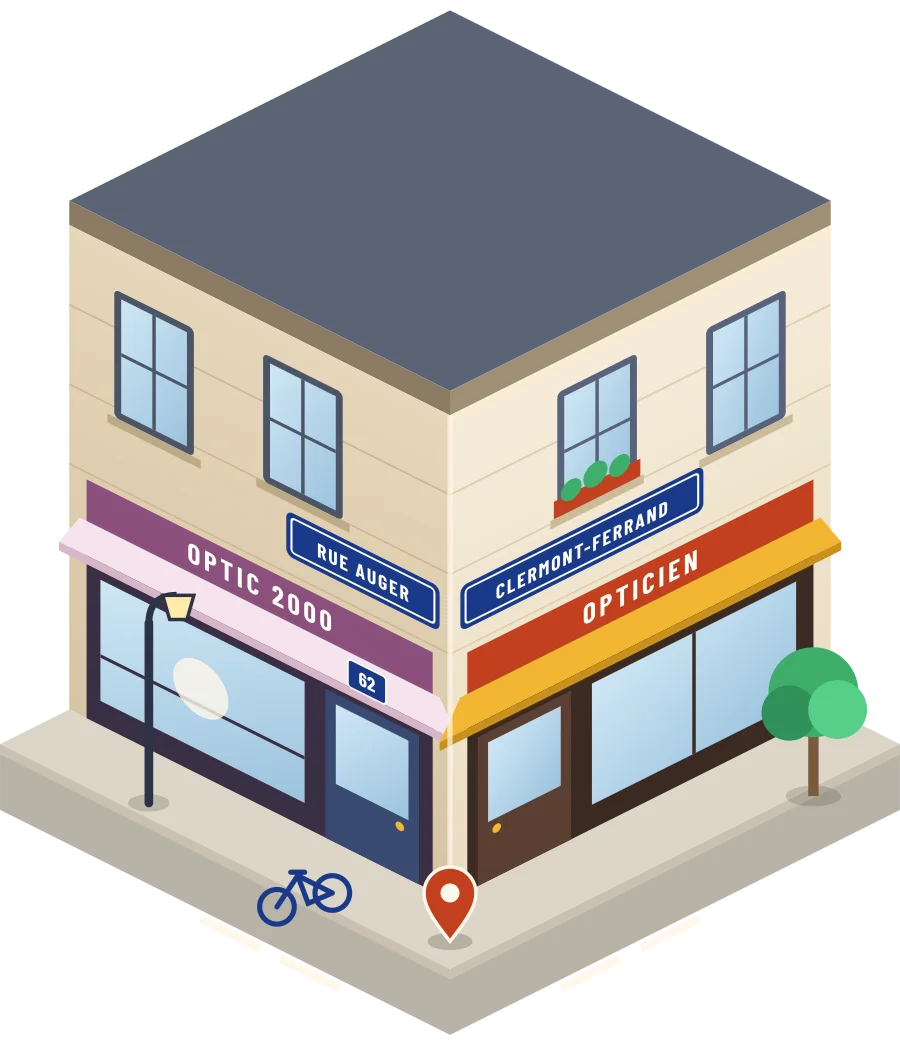Optic 2000, opticien rue Auger à Clermont-Ferrand (illustration)