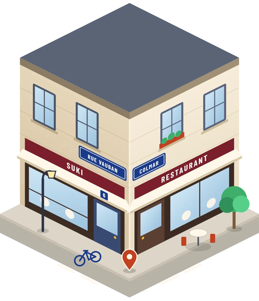 Suki, restaurant rue Vauban à Colmar (illustration)