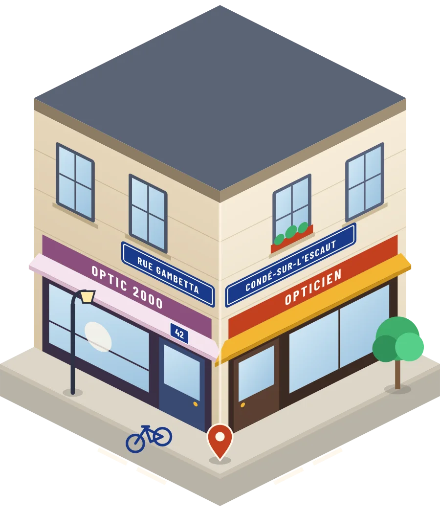 Optic 2000, opticien rue Gambetta à Condé-sur-l'Escaut (illustration)