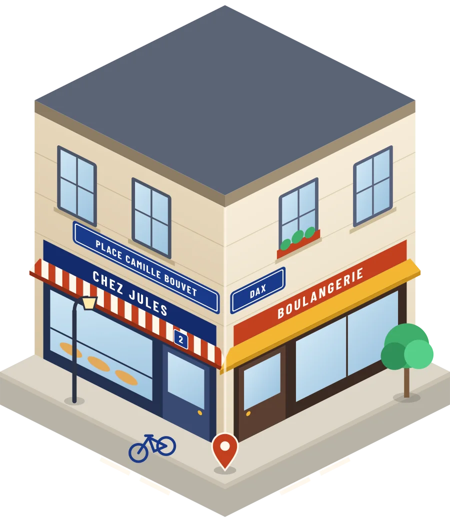 Chez Jules, boulangerie place Camille Bouvet à Dax (illustration)