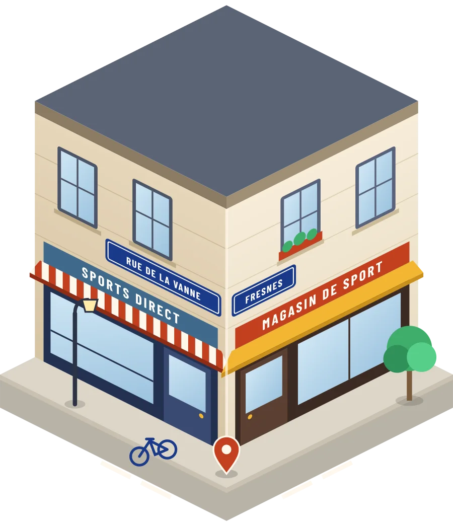 Sports Direct, magasin de sport rue de la Vanne à Fresnes (illustration)
