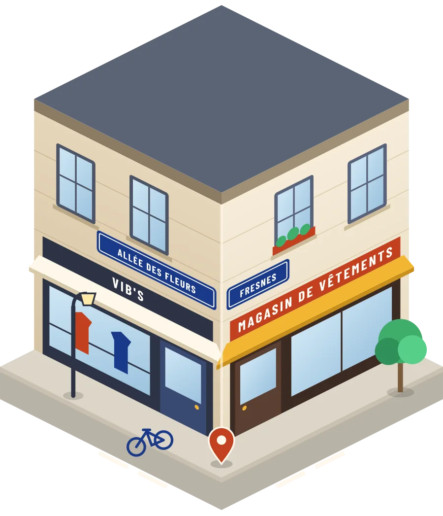 VIB'S, magasin de vêtements allée des Fleurs à Fresnes (illustration)