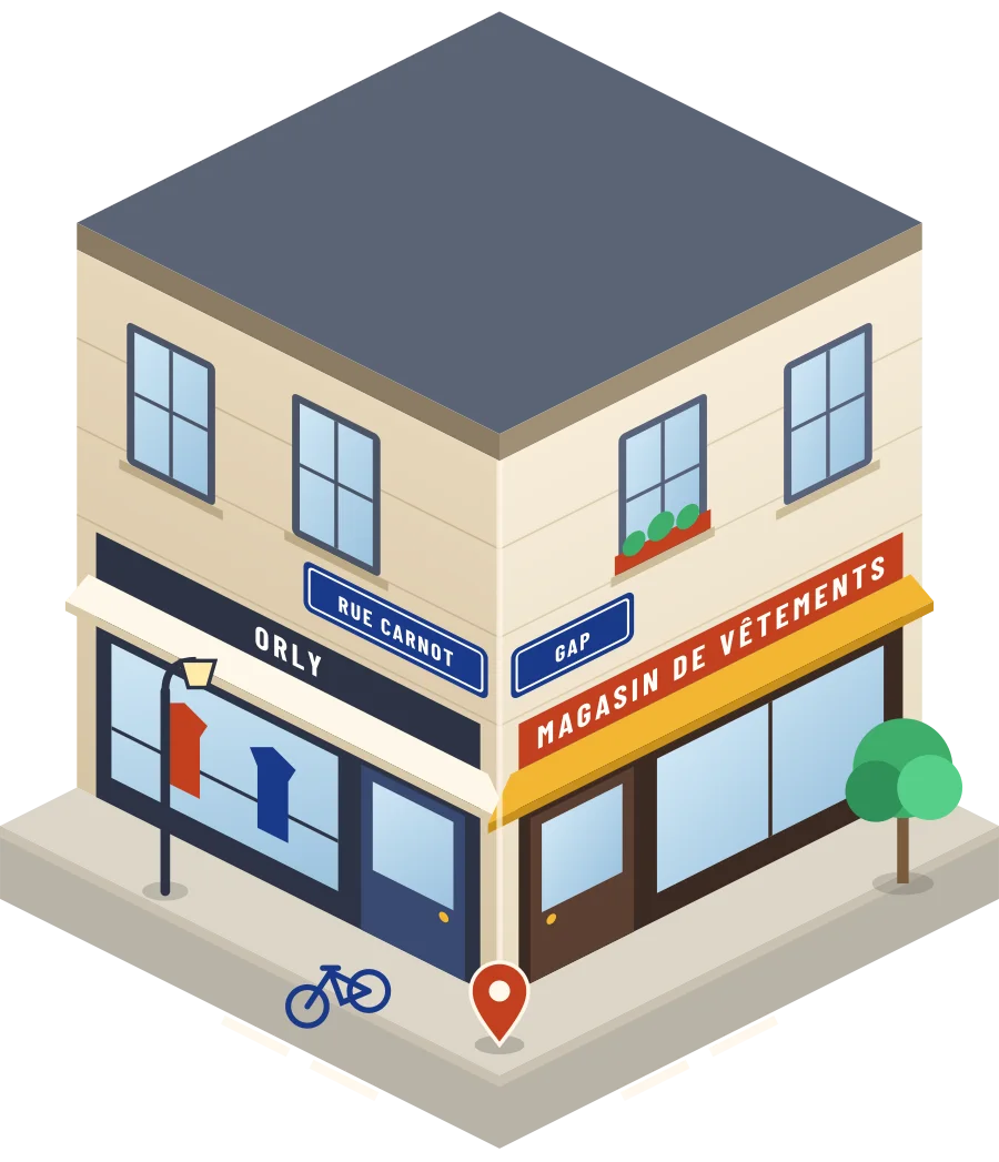 Orly, magasin de vêtements rue Carnot à Gap (illustration)