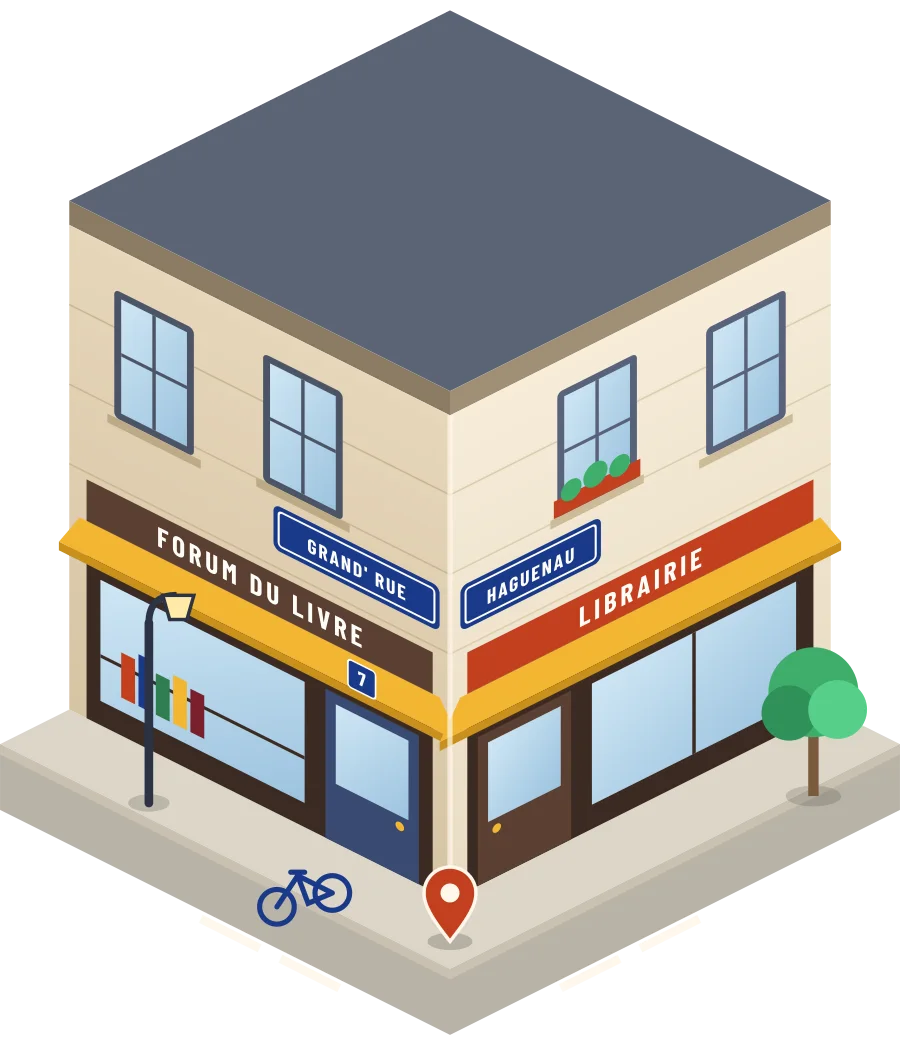 Forum Du Livre, librairie grand' Rue à Haguenau (illustration)