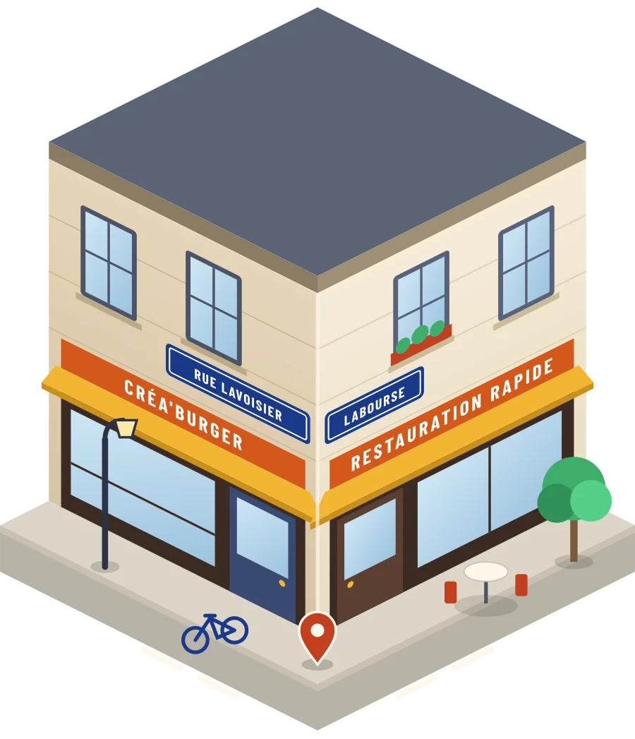 Créa'Burger, restauration rapide rue Lavoisier à Labourse (illustration)