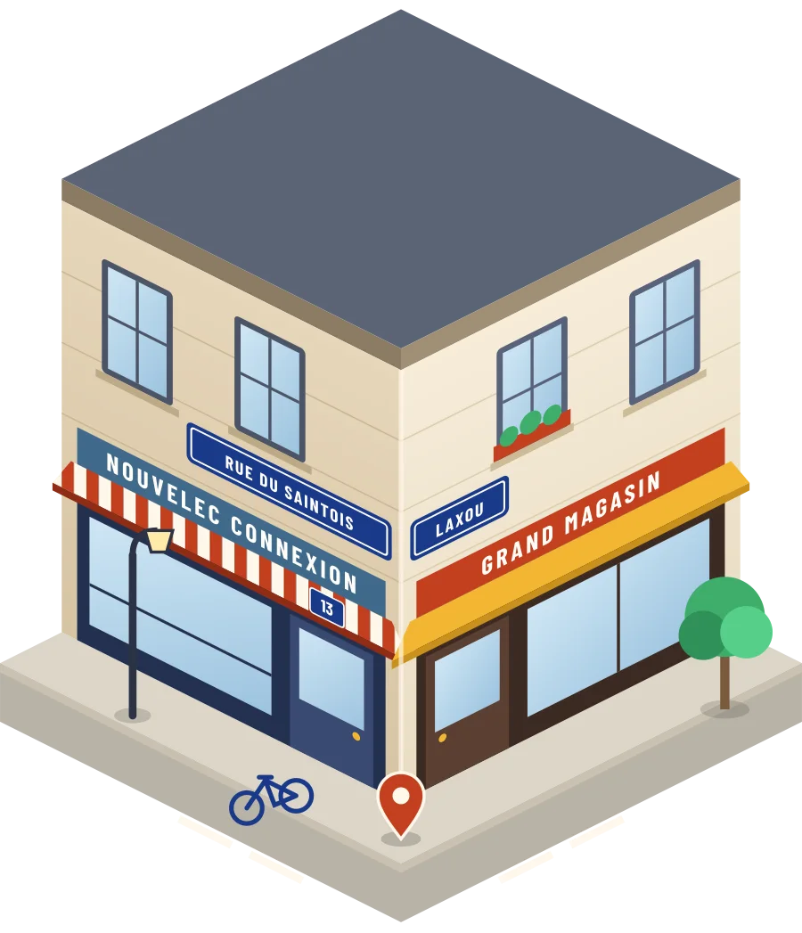 Nouvelec Connexion, grand magasin rue du Saintois à Laxou (illustration)