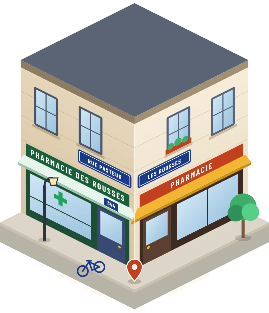 Pharmacie des Rousses, pharmacie rue Pasteur aux Rousses (illustration)