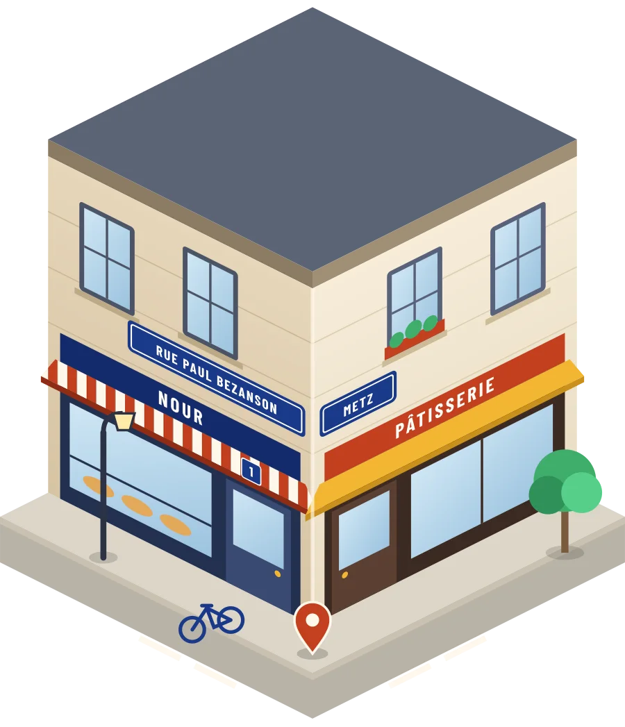 Nour, pâtisserie rue Paul Bezanson à Metz (illustration)