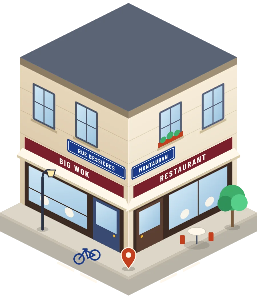 BIG WOK, restaurant rue bessières à Montauban (illustration)