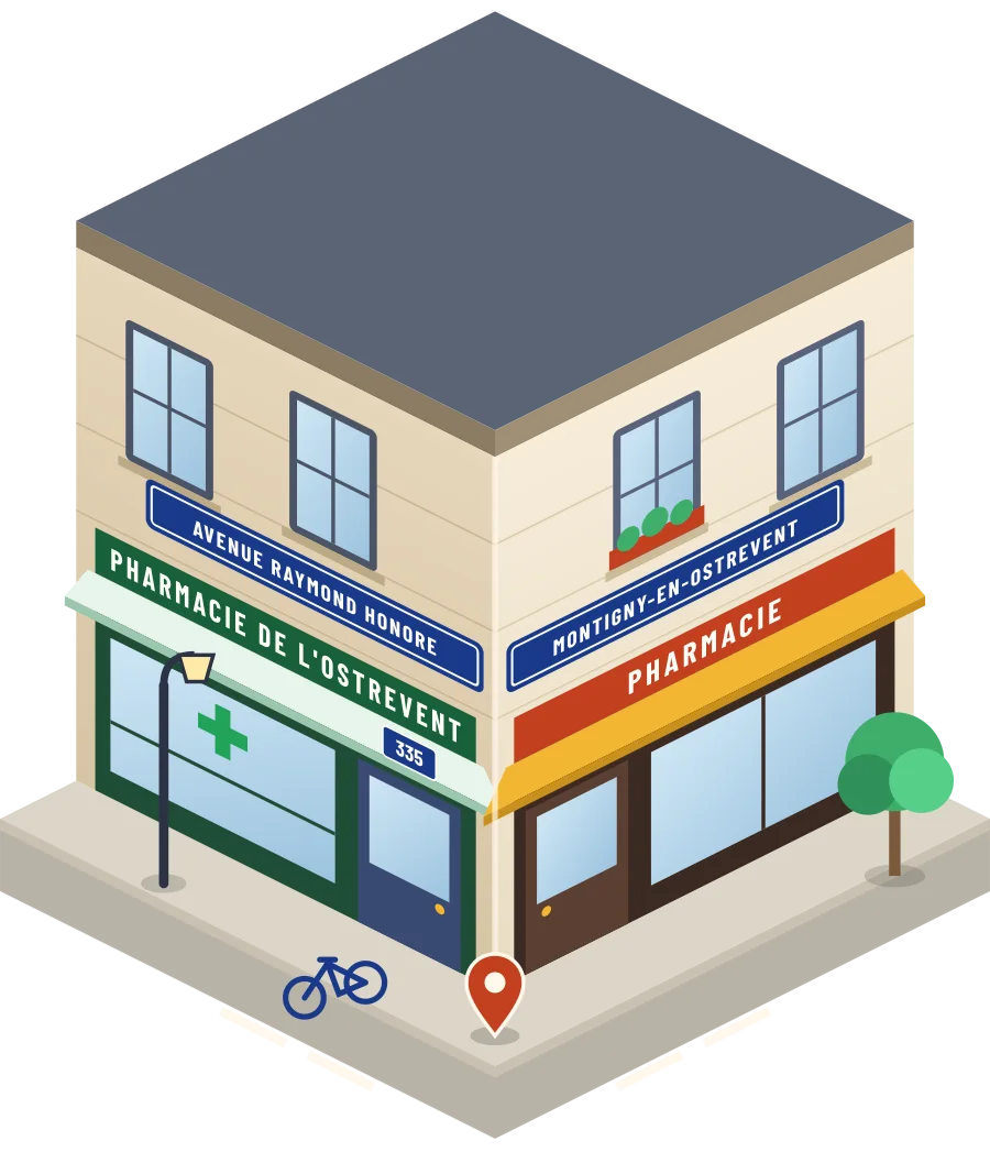 Pharmacie de l'Ostrevent, pharmacie avenue Raymond Honore à Montigny-en-Ostrevent (illustration)