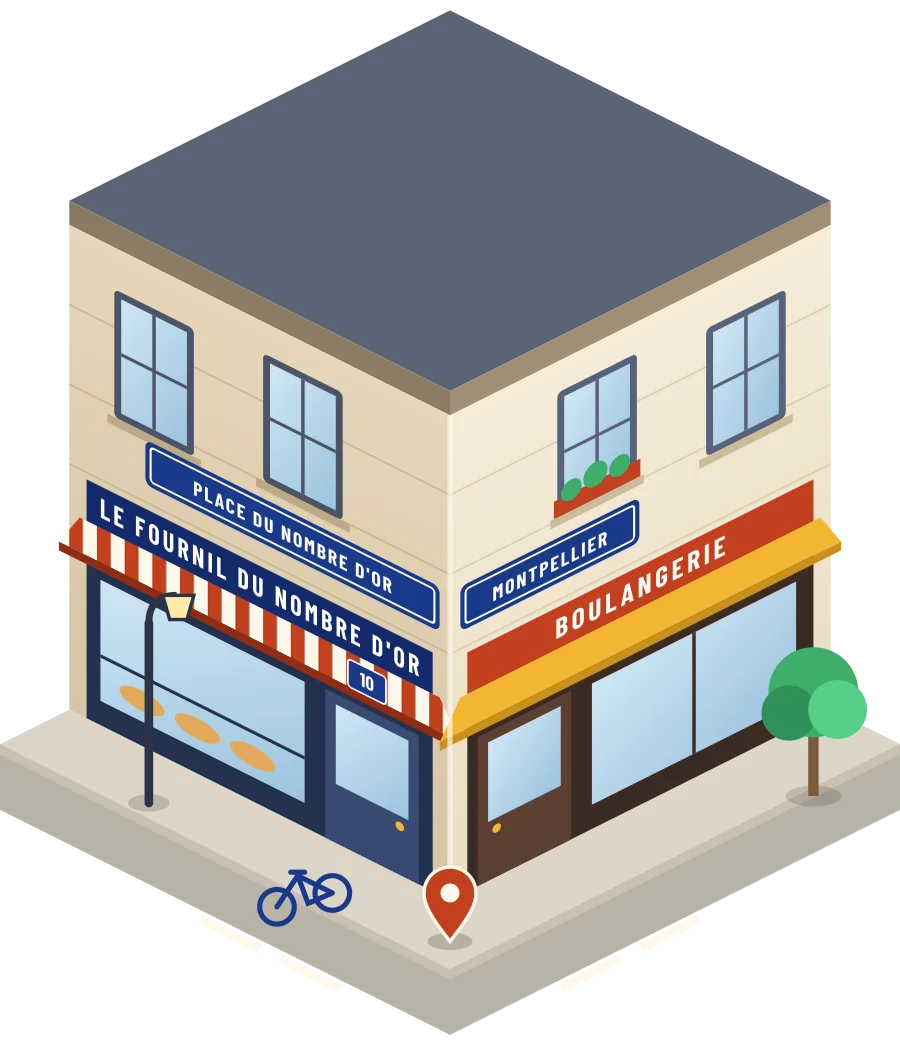 Le Fournil du nombre d'or, boulangerie place du Nombre d'Or à Montpellier (illustration)