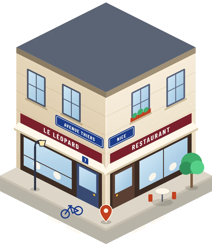 Le Léopard, restaurant avenue Thiers à Nice (illustration)