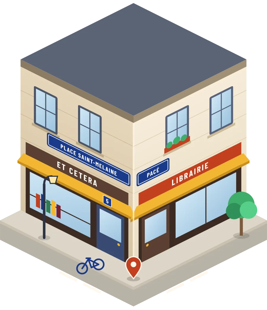 Et Cetera, librairie place Saint-Melaine à Pacé (illustration)