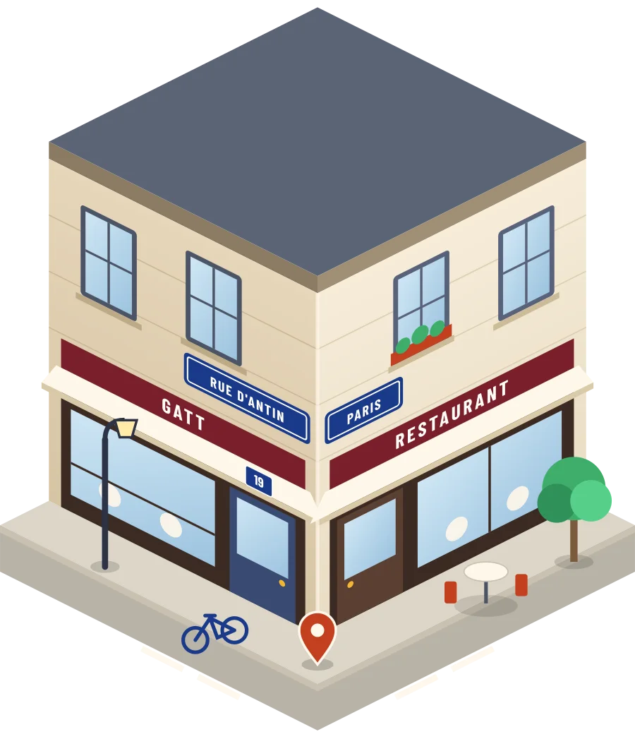 Gatt, restaurant rue d'Antin à Paris (illustration)