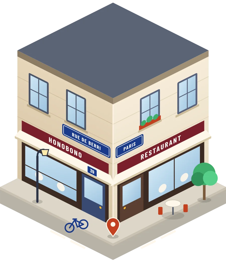 Honobono, restaurant rue de Berri à Paris (illustration)