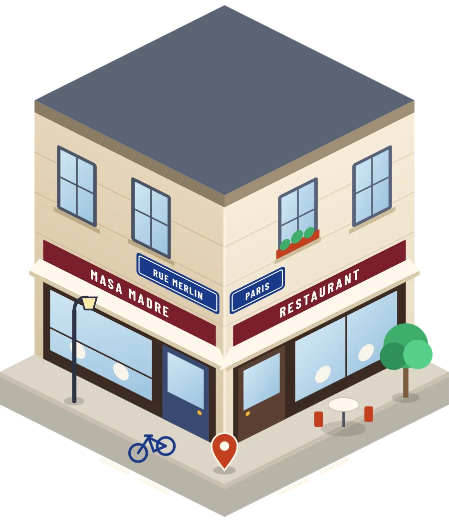 Masa Madre, restaurant rue Merlin à Paris (illustration)