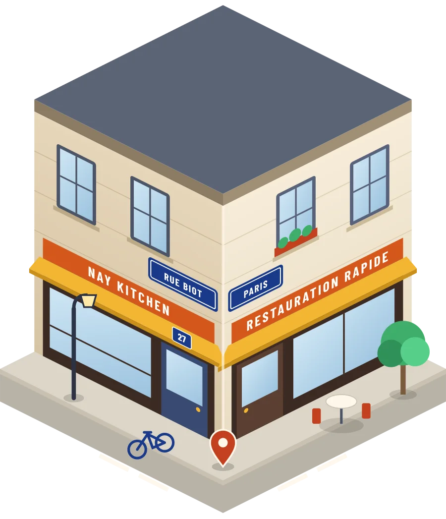 Nay Kitchen, restauration rapide rue Biot à Paris (illustration)