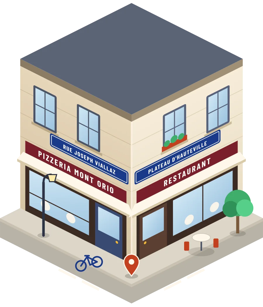 Pizzeria Mont Orio, restaurant rue Joseph Viallaz à Plateau d'Hauteville (illustration)