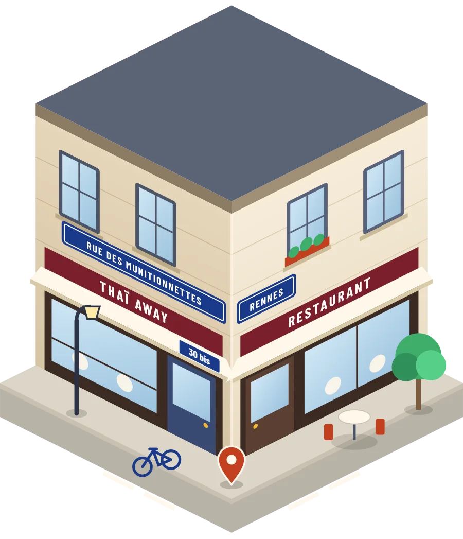 Thaï Away, restaurant rue des Munitionnettes à Rennes (illustration)
