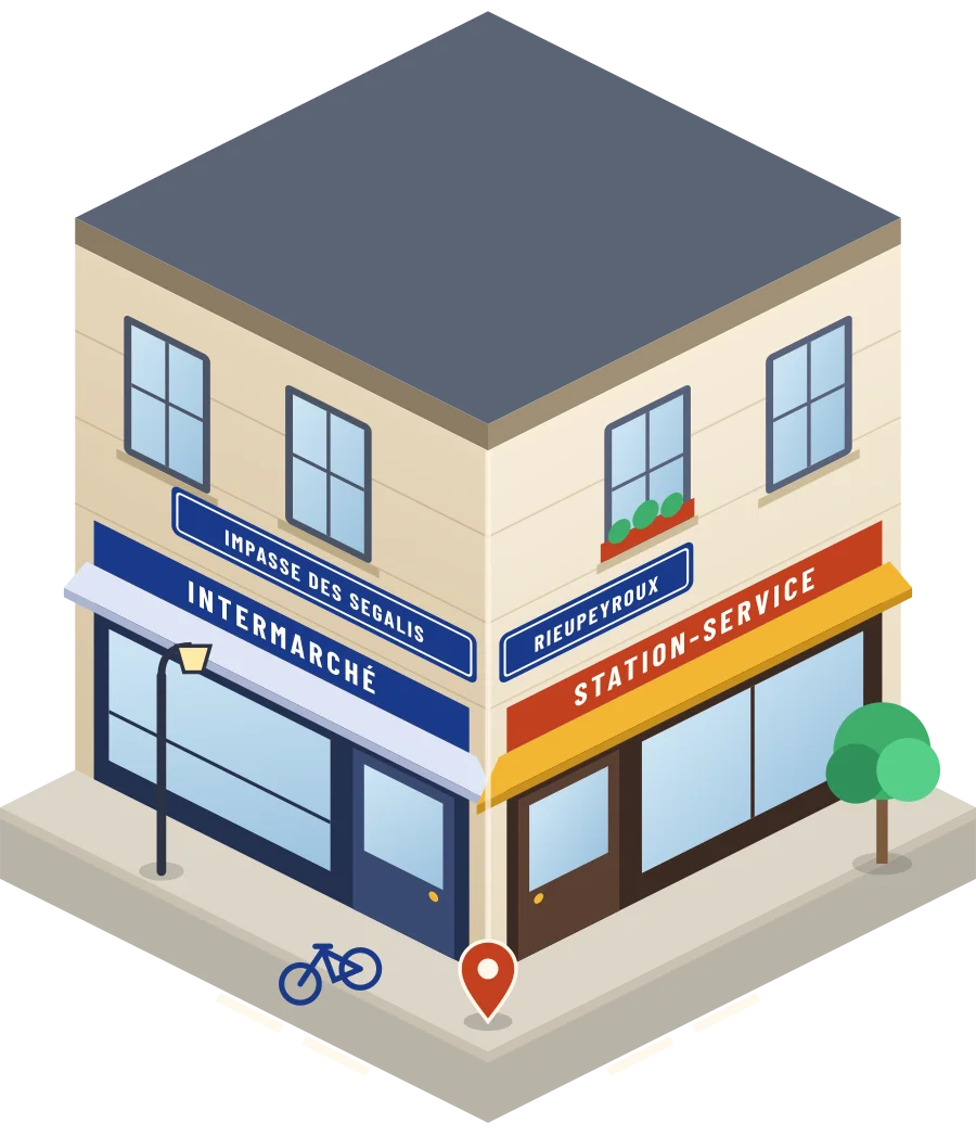 Intermarché, station-service impasse des Segalis à Rieupeyroux (illustration)