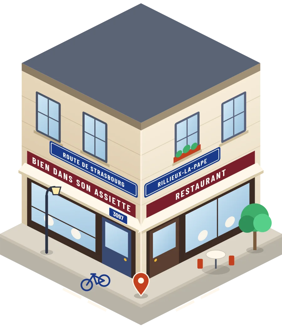 Bien dans son Assiette, restaurant route de Strasbourg à Rillieux-la-Pape (illustration)