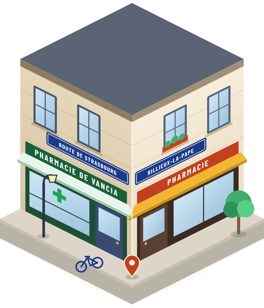 Pharmacie de Vancia, pharmacie route de Strasbourg à Rillieux-la-Pape (illustration)