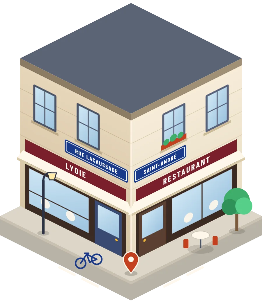 Lydie, restaurant rue Lacaussade à Saint-André (illustration)