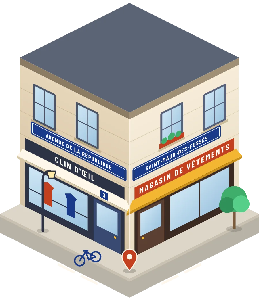 Clin d'Œil, magasin de vêtements avenue de la République à Saint-Maur-des-Fossés (illustration)