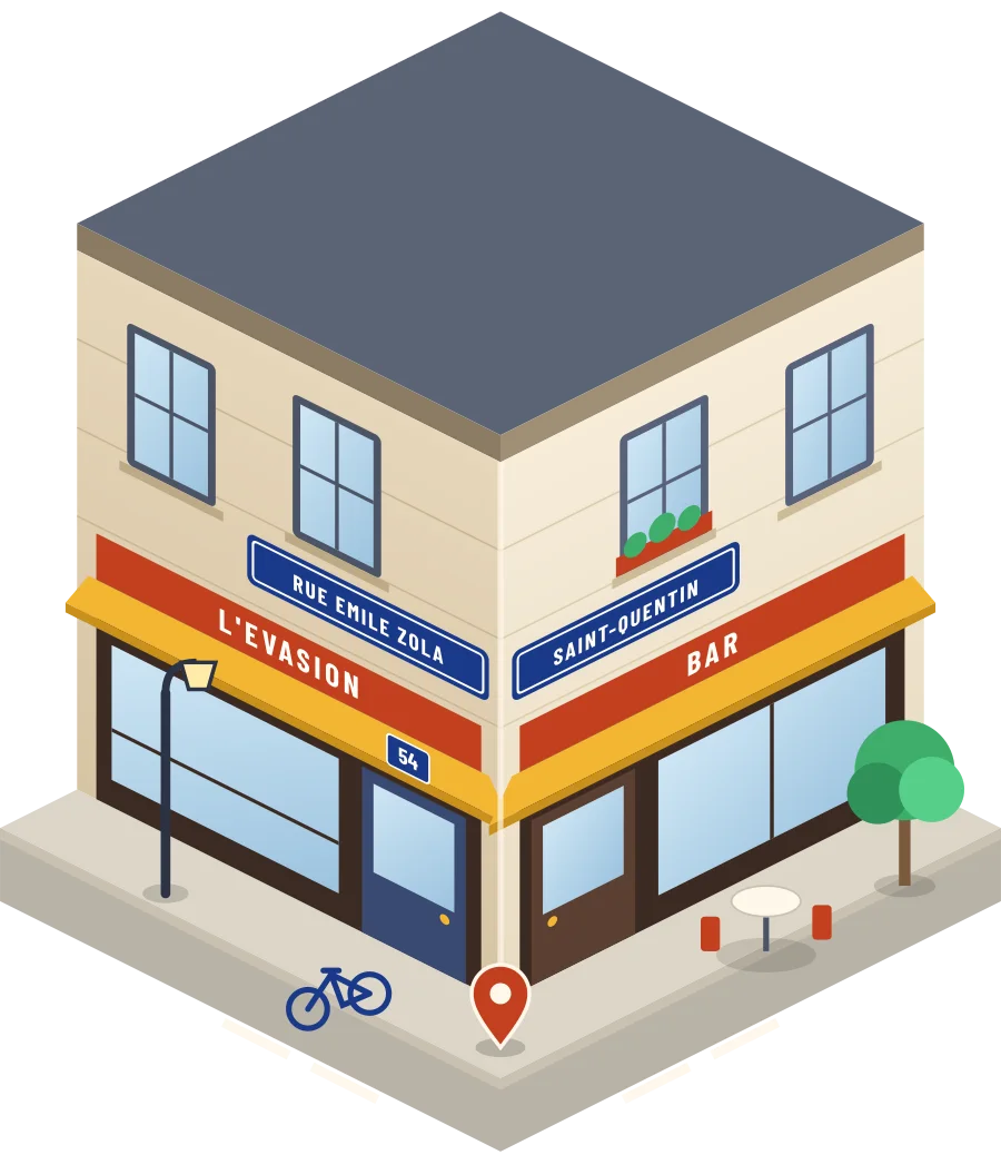 L'Evasion, bar rue Emile Zola à Saint-Quentin (illustration)