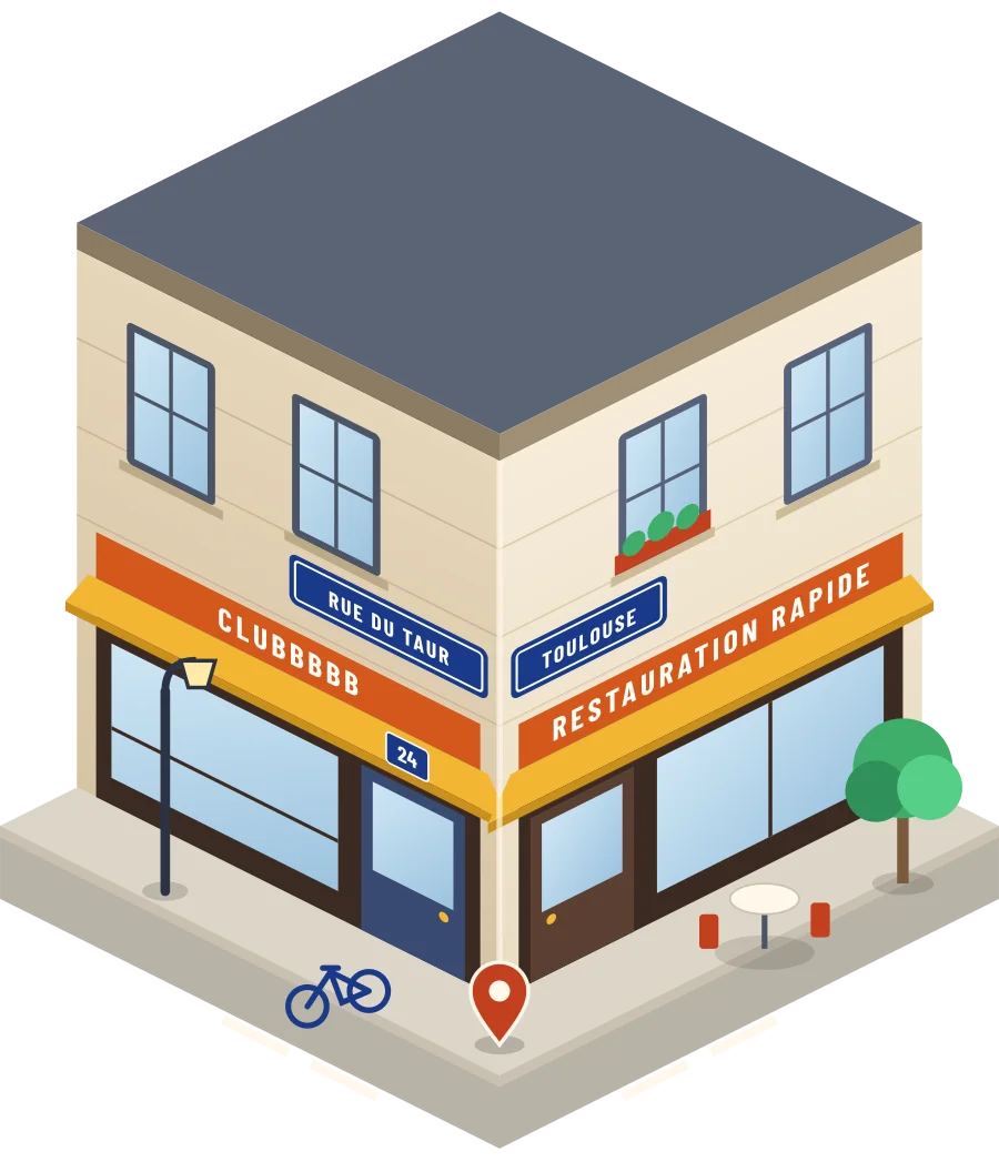 Clubbbbb, restauration rapide rue du Taur à Toulouse (illustration)