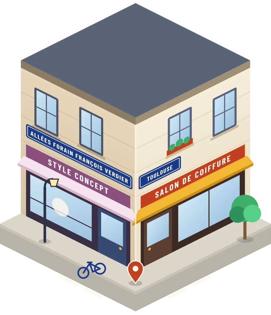 Style Concept, salon de coiffure allées Forain François Verdier à Toulouse (illustration)