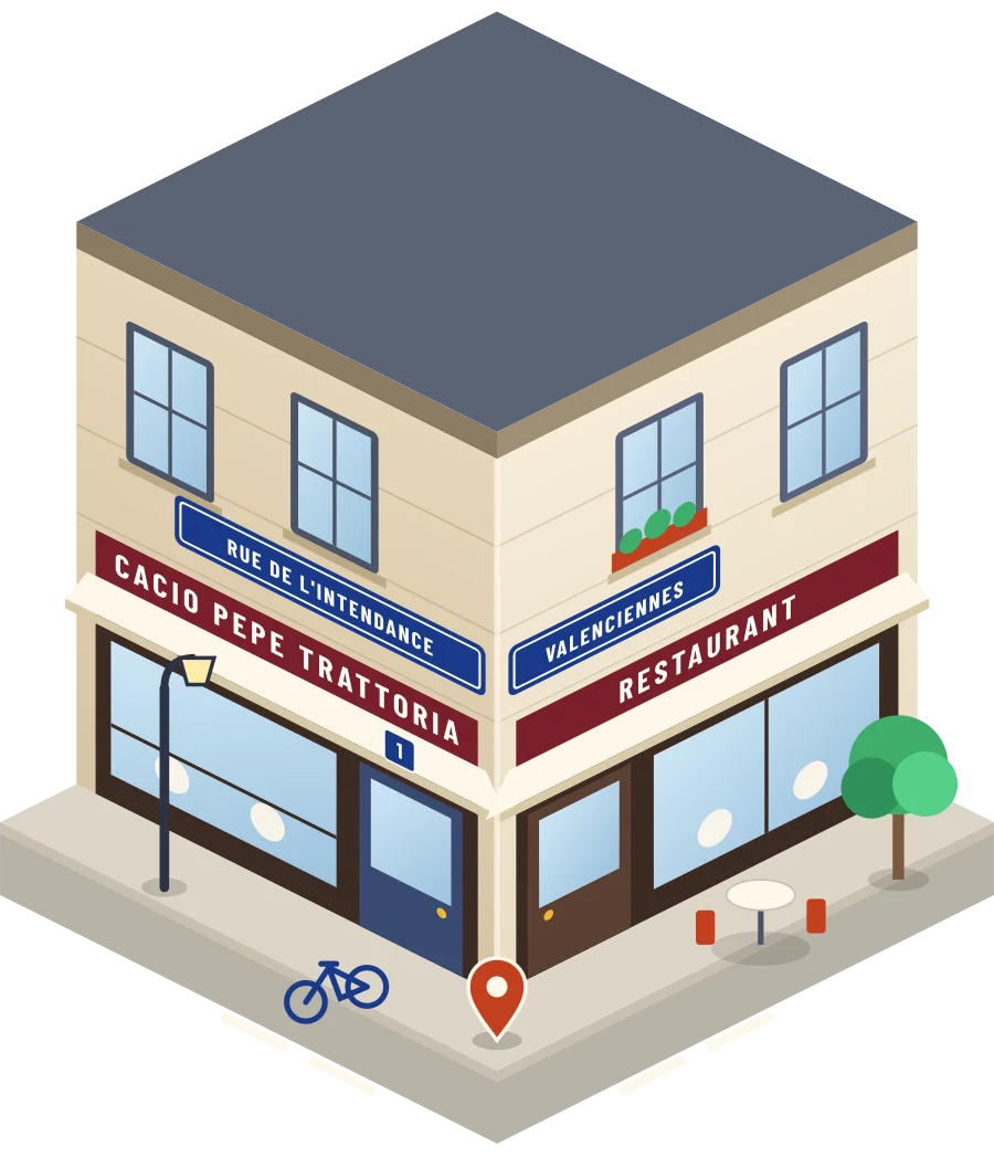 Cacio Pepe Trattoria, restaurant rue de l'Intendance à Valenciennes (illustration)