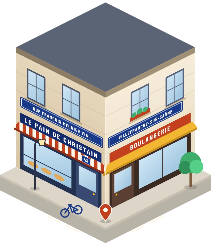 Le Pain de Christain, boulangerie rue Francois Meunier Vial à Villefranche-sur-Saône (illustration)