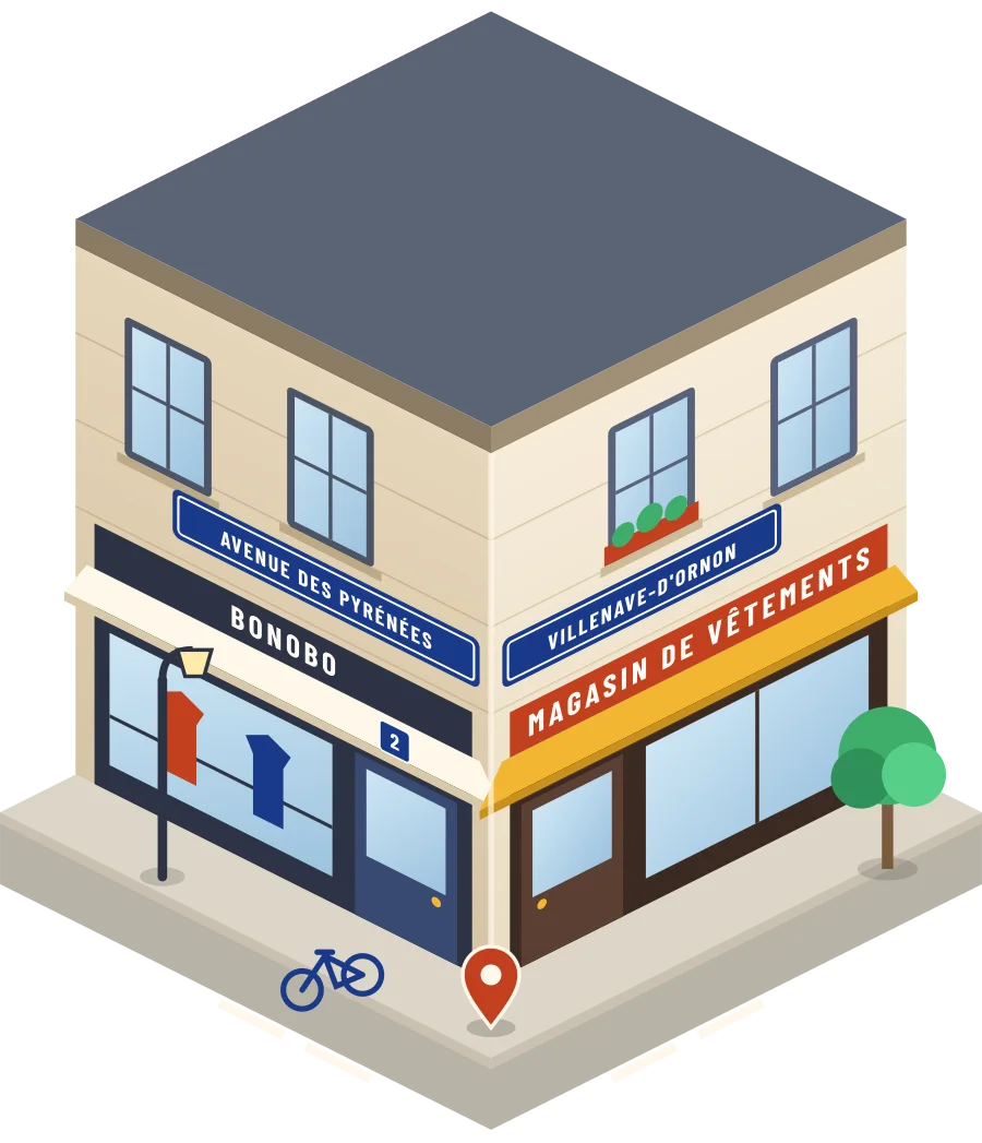 Bonobo, magasin de vêtements avenue des Pyrénées à Villenave-d'Ornon (illustration)
