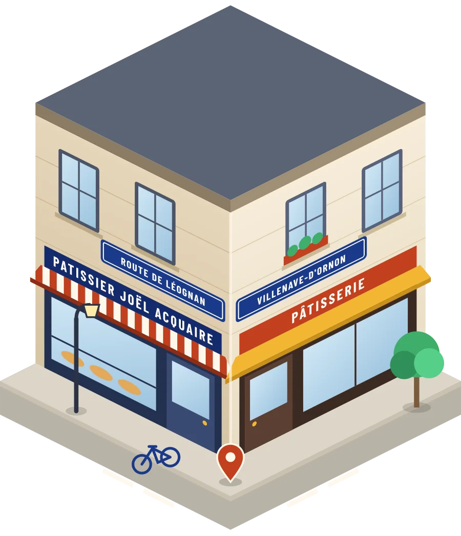 Patissier Joël Acquaire, pâtisserie route de Léognan à Villenave-d'Ornon (illustration)