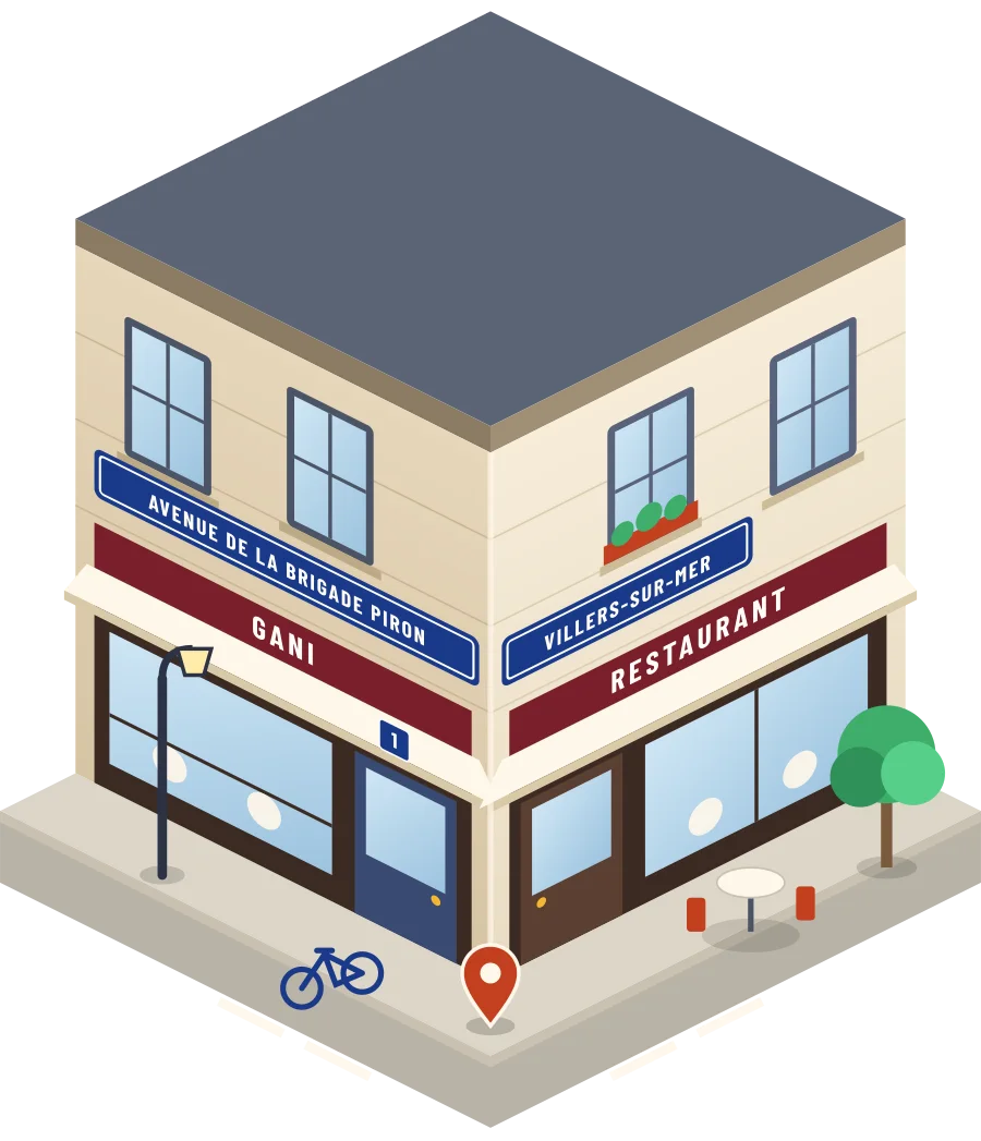 Gani, restaurant avenue de la Brigade Piron à Villers-sur-Mer (illustration)