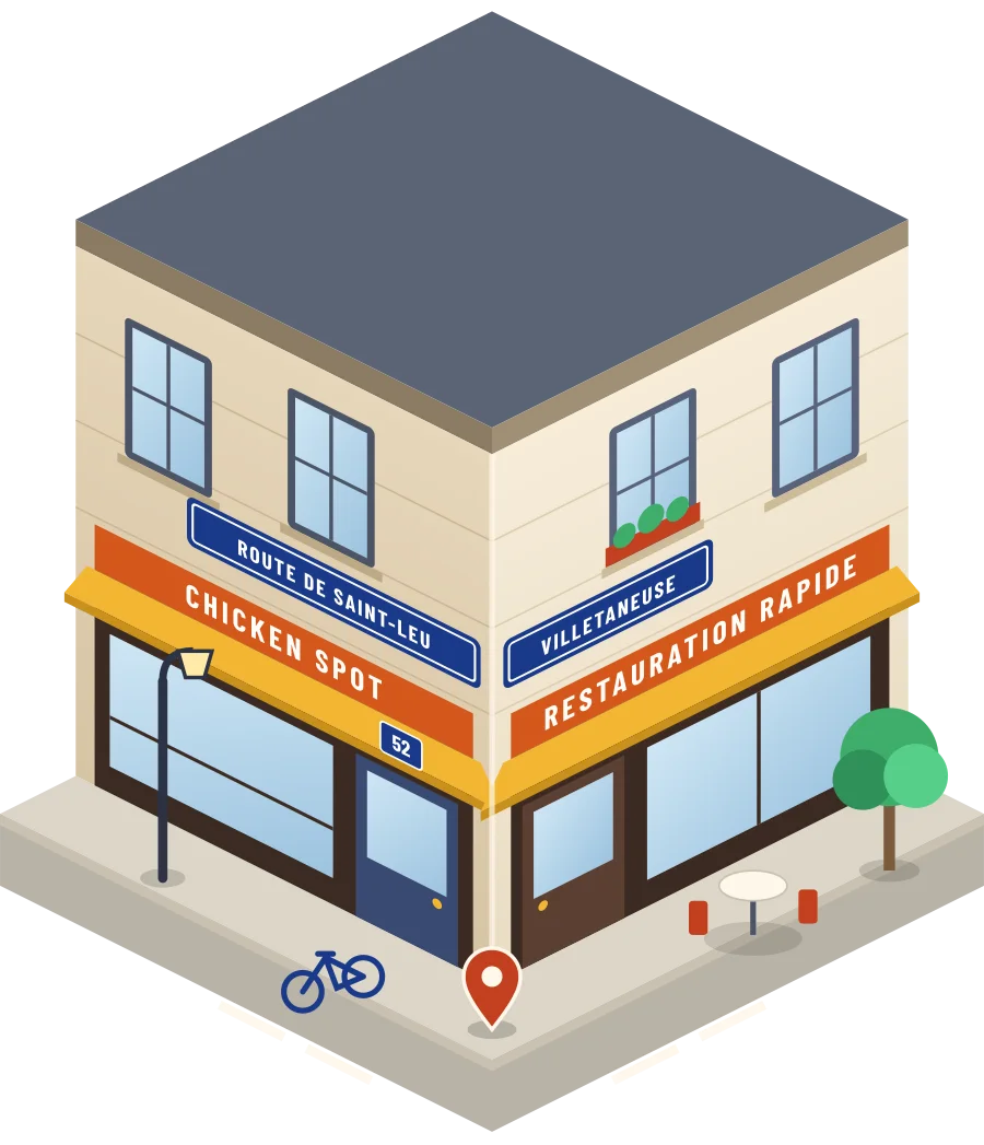 Chicken Spot, restauration rapide route de Saint-Leu à Villetaneuse (illustration)
